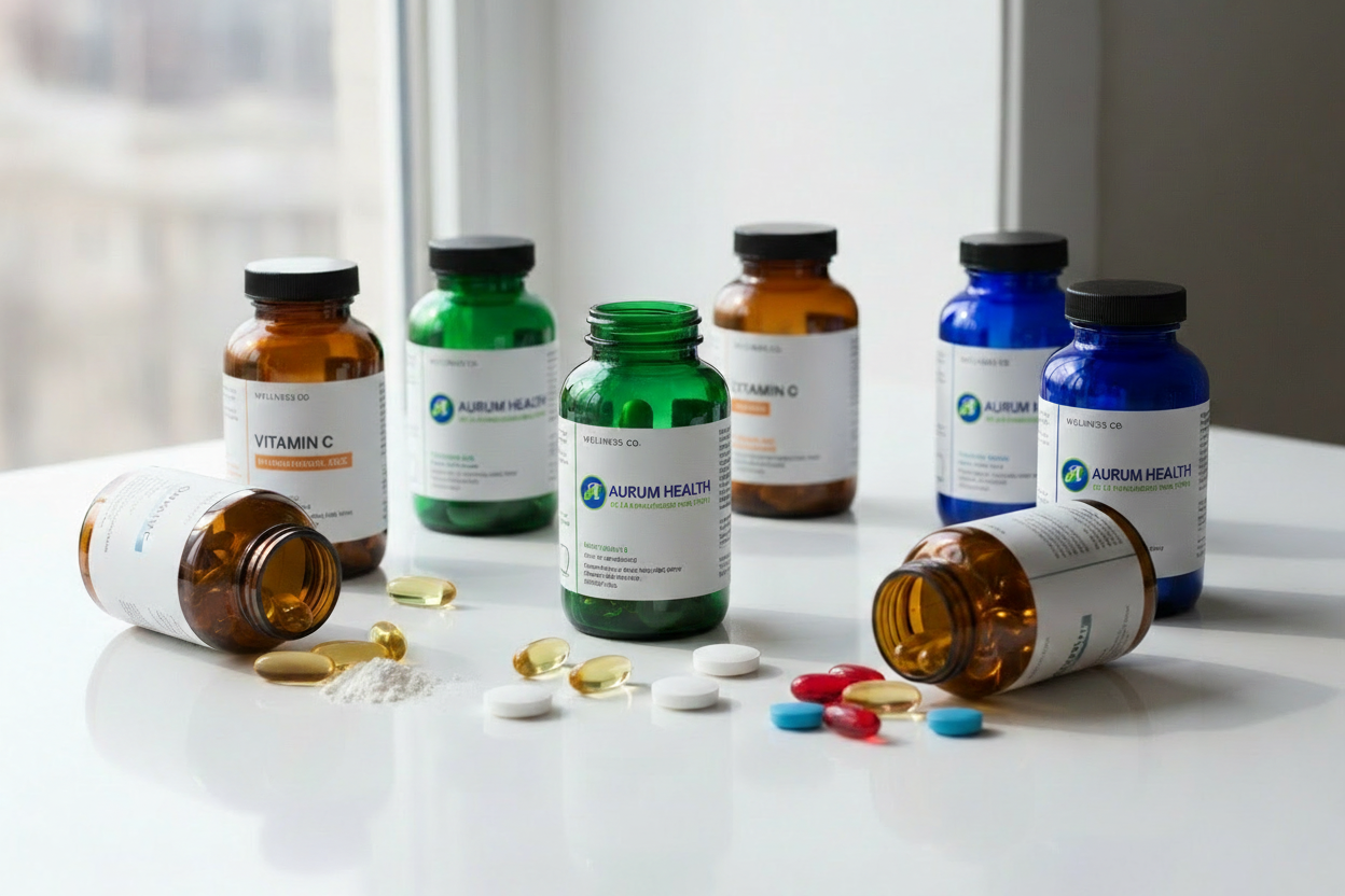 haz esa misma imagen pero a los suplementos ponles mi logo de manera profesional.